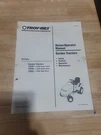 Owners Manual Troy-bilt Garden Tractor/mower Models 13039, 13040, & 13053 Oem. Fixed Price $19.97.