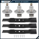 Deck Spindle Blade Kit Fits John Deere L120 L130 GY20785 GY20050. Fixed Price $91.69.
