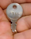 Vintage Old Original Likenu Indak Round Head Flat Mower Tractor Blower Key 4315. Fixed Price $12.50.