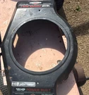 Briggs & Stratton 18 Hp Power Built Lawn Mower Engine Shroud Cover Black Metal. Fixed Price $70.00.