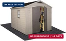 Meitola Outdoor Storage Shed Mat Waterproof And 8' X 6', ( Gray) Only. Fixed Price $49.49.