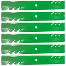 Caltric 17 7/8 Inch X 5/8" Circle Hole 52" Deck Gator Blade For Hustler. Fixed Price $85.00.