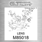 M85018 Lens Fits John Deere (surplus Open Box). Fixed Price $38.50.