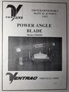 Ventrac Tractor HD600 HD480 HD720 72" Blade Implement Owner & Parts Manual. Fixed Price $67.99.