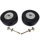 Proven Part Set 2 13X6.5X6 White No-flat Front Solid Tire Puncture Proof Comp. Fixed Price $248.55.