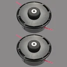 2PCS Trimmer Head For Redmax Plus Bcz Bcx Exz 511010601. Fixed Price $16.18.