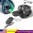Starter Ignition Switch W/ 2 Keys Fit For John Deere X100 Series X300 X304 X310. Fixed Price $21.01.