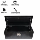 Labwork Aluminum Black Tool Box For Pickup Trailer Truck Storage 30 Inch. Fixed Price $93.08.