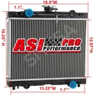 LVA16455 Radiator For John Deere 1023E/1025R/1026R/2025R. Fixed Price $559.00.