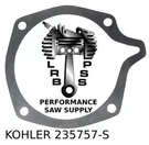 235757-S Bearing Plate Gasket Fits Kohler K241 K301 K321 K341 K361 Cast Iron Eng. Fixed Price $6.95.