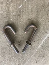 John Deere 210 318 400 420 430 455 46" 47" 50" 60" Mower Deck Front J-hooks. Fixed Price $21.56.