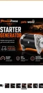 Starter Generator 12V Club Car Ds FE290 FE350 1984-1996 Parts World Usa MO63686. Fixed Price $120.00.