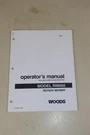 Woods Operator's Manual Includes Service Information Rotary Mower RM660 F-8183. Fixed Price $14.95.
