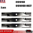 Lawn Mower Blades For Cub Cadet 50" Cut 01010168-0637 325-179 92-015. Fixed Price $44.90.