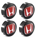 Honda Civic Fit Set Of Jdm Red Wheel Center Caps Hubs Cover 58MM 2 1/4. Fixed Price $29.88.