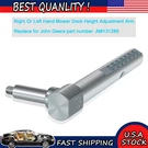 Mower Deck Gauge Wheel Arm For John Deere AM131289 Shaft Diameter 1" 54C 62C. Fixed Price $44.50.