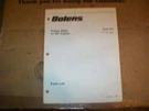 Bolens Parts List Frame Steer 11 Hp Tractor Model 943. Fixed Price $14.99.