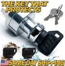 Ignition Switch Fits John Deere AR58126 AR53452 AR47456 W/3 Keys. Fixed Price $21.99.