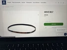 Husqvarna Drive Belt Part 5449084-02. Fixed Price $19.24.