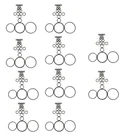10 Kits New & Best 246355 "a" Quality O-ring Rebuild Fits Graco Fusion Ap. Fixed Price $290.00.