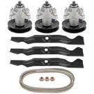 50" Deck Rebuild Kit For Cub Cadet 742-04053 710-1260A 954-04044 918-04126. Fixed Price $97.99.