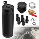 Temsone Universal 2 Port Aluminum 750ML Baffled Oil Catch Can Reservoir Tank.... Fixed Price $34.52.