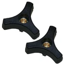 2PK Oem Scag Mower Cover Body Panel Wing Nut 3/8-16 X 7/8 Knob 04029-03 04022-04. Fixed Price $12.99.