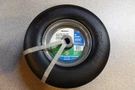 Arnold 11 In X 4 Universal Flat Free Tire Zero Turn Front Wheel Assembly. Fixed Price $36.99.