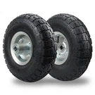 (2 Pack) Rrq Inch Pneumatic 4.10/3.50-4 Tire, 10" Wheels W.... Fixed Price $34.44.
