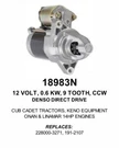 Starter Fits Cub Cadet 2140 2145 14HP 1994 1995; 2146 2000-2001 191-2107. Fixed Price $130.93.