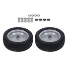2-PCS 13X5.00-6 & Wheel Flat Free 3.4' Axle Hole For Lawn Mower Solid Tires. Fixed Price $61.56.