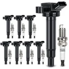 UF230 Ignition Coil & 4504 Double Iridium Spark Plug For Toyota Tundra Sequoi.... Fixed Price $148.76.