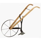 New Maxim Mfg BHW-24 24" Hi-wheel Wooden Handle Garden Push Plow Cultivator. Fixed Price $157.99.