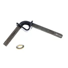 Powder Black Left Hand Axle Assembly Mtd 97585A-0637 LT-125 LT-145. Fixed Price $61.80.