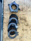 YZ80981 John Deere 4400 One Set Drake Discs And Plates. Fixed Price $250.00.
