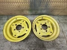 1963-1967 John Deere 110 Round Fender Tractor Narrow Rear Rims Wheels 6X12X12. Fixed Price $175.00.