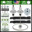 Scitoo Lawn Mower Deck Rebuild Kit For John Deere 100 Series, Belt 2 Blades. Fixed Price $179.99.