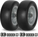 2PIECE Lawn Tires 11X4.00-5" Flat Free Universal Zero Turn Mowers Gray Rim. Fixed Price $96.82.