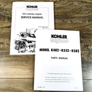 Kohler K482 K532 K582 Engine Service Parts Manual Set Repair Workshop Book. Fixed Price $19.97.