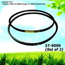 2 Genuine Toro Traction V-belt 37-9090 & Auger 37-9080 Snowthrower. Fixed Price $46.99.