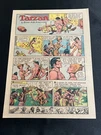 #T03 Tarzan By John Celardo Lot Of 5 Sunday Tabloid Full Page Strips 1966. Fixed Price $44.99.