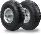 (2 Pack) Rrq Inch Pneumatic Wheel 10" 4.10/3.50-4, Silver. Fixed Price $32.36.