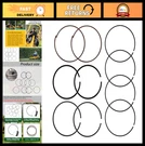 Piston Rings Set For Kohler Engines 725CC & 747CC - 83MM Standard Bore, 1.5MM. Fixed Price $49.99.
