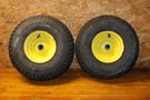 John Deere X300 15X6-6 Front Tires AM124846 Carlisle Turf Master Saver. Fixed Price $69.95.