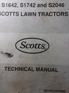 Scotts S1642 S1742 S2046 Lawn Garden Tractor Repair Shop Service Manual Deere. Fixed Price $219.95.