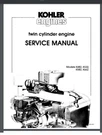 Kohler Engine Series Twin Cylinder K482,K532,K582,K662 Service Manual. Fixed Price $29.50.