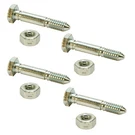 4PK 918 Rotary Shear Bolts & Nuts Compatible With Ariens 53200500,. Fixed Price $8.99.