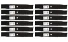 12 Rolled Air-lift Blades Fit Toro 113579-09 Dixie Chopper 30227-50. Fixed Price $147.97.