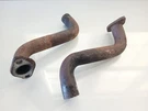 Oem John Deere Rh And Lh Muffler Exhaust Pipes Tubes GX24187 GX24188. Fixed Price $25.00.