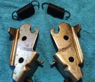John Deere STX38 Hood Hinge Set W/springs Rh Lh M78590 M78591 Oem. Fixed Price $39.95.
